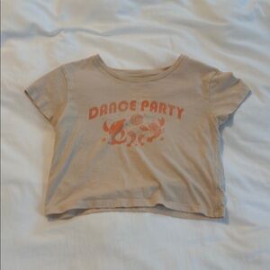 Aerie Beige Baby Tee